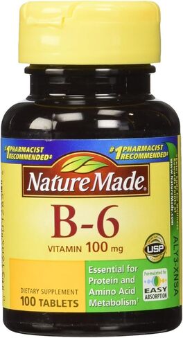 Nature Made Vitamin B6 100 mg Tabs, 100 ct in Saudi Arabia