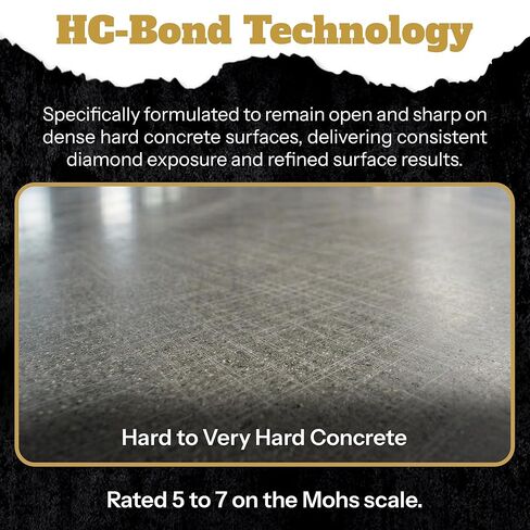 Diaflex Double Round Grinding Tool, (HC) 60/80 Grit Hard Bond, Quick Change Dovetail Trapezoid for Concrete Floor Preparation, Compatible with Lavina, EDCO & Bartell Global, 3 Pack in Saudi Arabia
