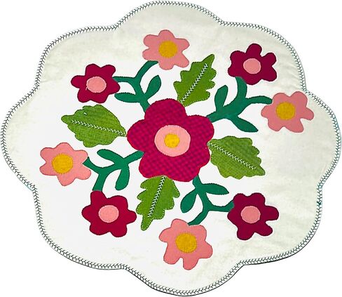 100% Cotton Table Runner/Topper - Elegant and Durable Dining Table Decoration, Machine Washable, Ideal for Parties, Holidays, and Everyday Use. Reversable. in Saudi Arabia