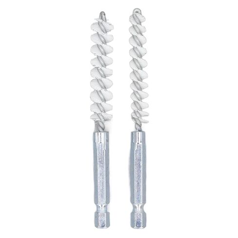 Drill Bore Cleaning Brush Set, 6 Piece Nylon White Wire Brushes, 1/4 Inch Hex Shank for Electric Drill Die Grinder in Kuwait