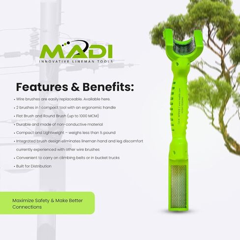 مادي فرشاة سلك مسطحة صغيرة - MFRWB-1 in Kuwait