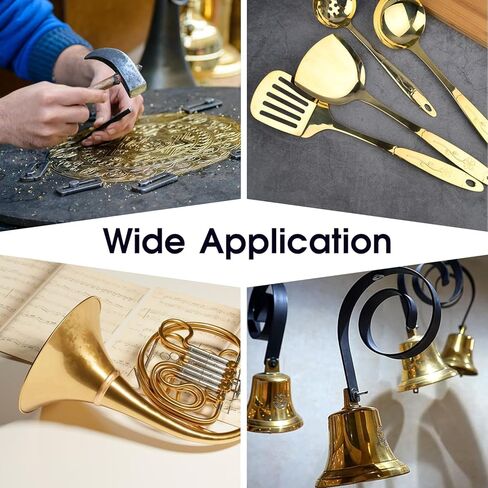 2 Pcs Brass Sheet,2" x 4",18 Gauge(1mm) Thickness, 99.9% Pure Brass Plate,for Engraving, Crafting, Jewelry in Kuwait