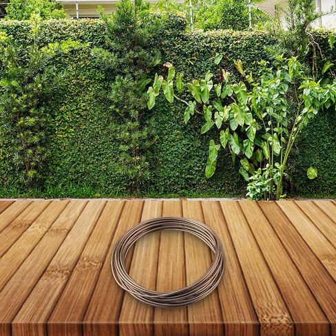 Anodized Aluminum Bonsai Training Wire Set for Potted Plants & Tree Styling – 1.0mm/1.5mm/2.0mm x 5m–10m, Flexible & Rust-Resistant, Includes 3-Piece Assortment (Brown) in Saudi Arabia