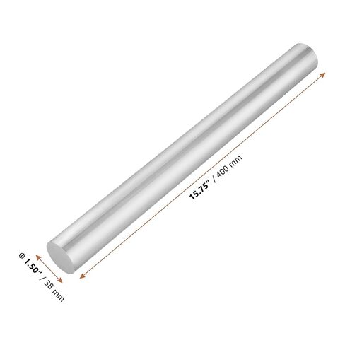 قضيب ألومنيوم مستدير من ليكسينين، 1.5 × 15.7 بوصة، شريط صلب 38 مم × 40 سم، درجة 6061، 4 عبوات in Saudi Arabia