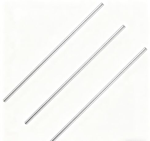 Gallery Rails for Shelves 3 Pcs 1/5" Diameter 11.8" Length Railing Rods Hardware for Glass Display Cabinet and Shelf Spindle Replacement in Saudi Arabia
