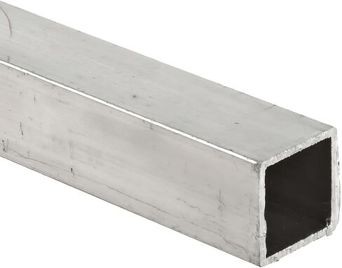 OnlineMetals Aluminum 6063-T52 Square Tubing, ASTM B221, 2" x 2", 1/8" Wall, 36" Length | Aluminum Square Tube, Structural Metal Tube for Framing, Fabrication, Architectural Projects in Saudi Arabia