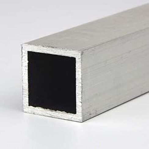 OnlineMetals Aluminum 6063-T52 Square Tubing, ASTM B221, 2" x 2", 1/8" Wall, 36" Length | Aluminum Square Tube, Structural Metal Tube for Framing, Fabrication, Architectural Projects in Saudi Arabia