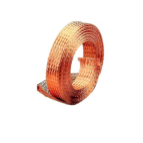 Copper Braided Shielding Sleeve Expandable Ground Strap Metal Mesh Cable Sheath Flexible Tinned Copper Wire Protector for Electrical Wiring-10mm in Kuwait