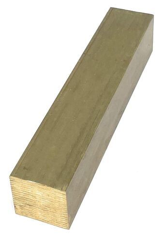 Metal Magery Brass Square Bar Stock Knife Making Brass Bar Stock 1" x 1" x 5" in Saudi Arabia