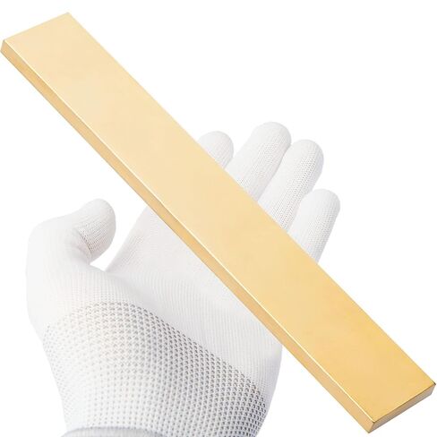 C360 Brass Flat Bar Stock 1/4" x 1"x 12" Knife Making Brass Bar Stock in Kuwait