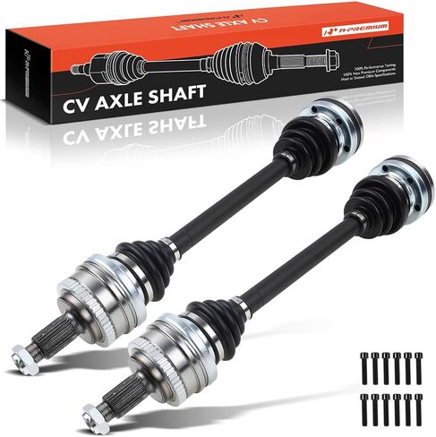 A-Premium Pair (2) Rear CV Axle Shaft Assembly Compatible with BMW 318i 1991-1992, 318is 1991, 325i 1987-1993, 325is 1987-1991, M3 1988-1991, 1.8L 2.3L 2.5L, Driver and Passenger Side in Saudi Arabia