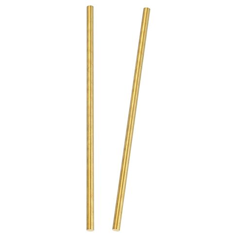 PATIKIL 10 Pcs Round Brass Rods, 1mm Dia. 18cm / 7.09 Inch Length H59 Brass Bar Solid Metal Rods for DIY Crafting Jewelry Plating Repairing Science Class, Brassy in Saudi Arabia