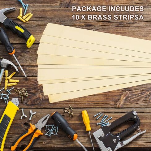 20 قطعة من شريط النحاس، صفائح نحاسية، حشوات معدنية متنوعة، عرض 1 بوصة × طول 12 بوصة، 0.004 بوصة in Kuwait