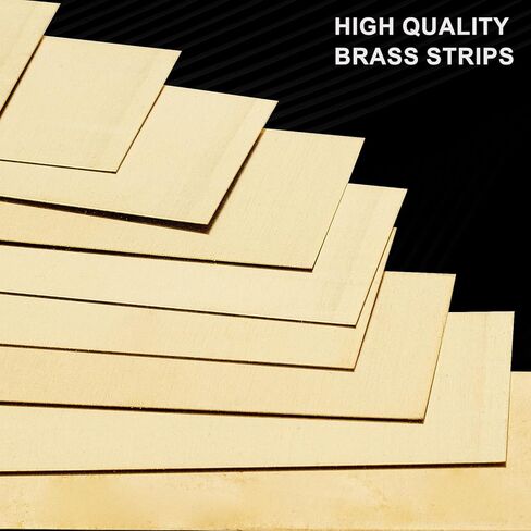 20 قطعة من شريط النحاس، صفائح نحاسية، حشوات معدنية متنوعة، عرض 1 بوصة × طول 12 بوصة، 0.004 بوصة in Kuwait