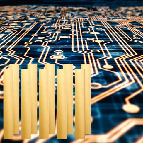 20 قطعة من شريط النحاس، صفائح نحاسية، حشوات معدنية متنوعة، عرض 1 بوصة × طول 12 بوصة، 0.004 بوصة in Kuwait