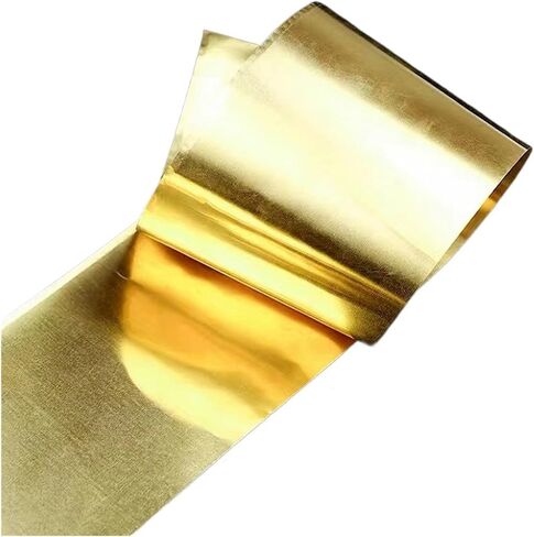 1 قطعة 1 متر النحاس الرقائق ورقة احباط سمك 0.01-.2 مللي متر لوحة معدنية رقيقة العرض 10-400 مللي متر (0.05x45 1000 مللي متر) in Kuwait