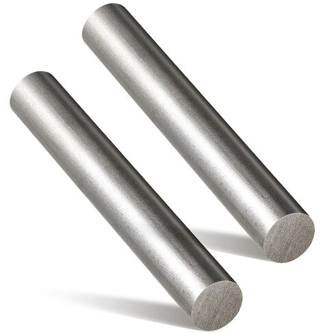 Gisafai 2 Pcs 3/4" Diameter Carbon Steel Round Rod Bar 6" Length Solid Hot Rolled A36 Mild Applied Gear Shaft DIY Models Metal Working for Machining Fabrication in Saudi Arabia