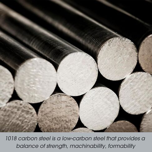 Gisafai 2 Pcs 3/4" Diameter Carbon Steel Round Rod Bar 6" Length Solid Hot Rolled A36 Mild Applied Gear Shaft DIY Models Metal Working for Machining Fabrication in Saudi Arabia