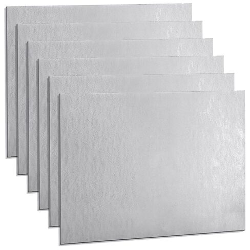 6 Pack 16 Gauge Steel Sheet, 12'' x 9'' Cold Rolled Mild Metal Plates for Crafting, 1.5mm Thick Weldable Carbon Steel Panels for Professional, Industrial, DIY Projects, Unpolished Finish in Saudi Arabia