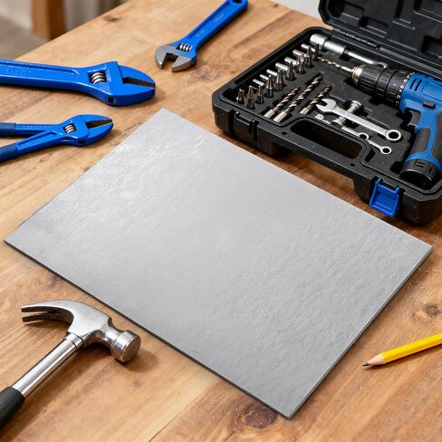 6 Pack 16 Gauge Steel Sheet, 12'' x 9'' Cold Rolled Mild Metal Plates for Crafting, 1.5mm Thick Weldable Carbon Steel Panels for Professional, Industrial, DIY Projects, Unpolished Finish in Saudi Arabia