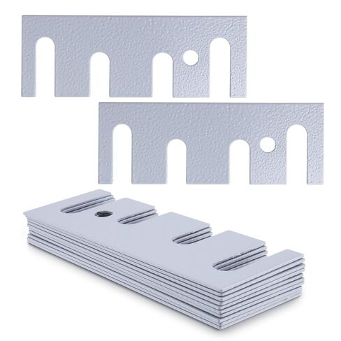 10 عبوات من المفصلات الفولاذية المطلية بطبقة نهائية من الحشوات لمجموعة إصلاح مفصلات الأبواب، 4-1/2 بوصة × 1-5/8 بوصة، 16 مقياس، لمسة نهائية رمادية in Kuwait