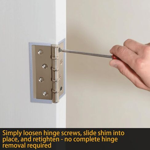 10 عبوات من المفصلات الفولاذية المطلية بطبقة نهائية من الحشوات لمجموعة إصلاح مفصلات الأبواب، 4-1/2 بوصة × 1-5/8 بوصة، 16 مقياس، لمسة نهائية رمادية in Kuwait