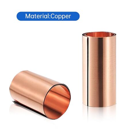 Copper Sheet Roll, 1000x25x1mm Copper Flashing Roll, 18 Gauge Thick Pure Copper Plate & Strip for Roofing, DIY Projects, House Repair, Crafts and Metal Working in Saudi Arabia