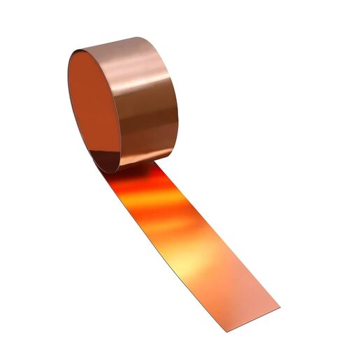Copper Sheet Roll, 1000x25x1mm Copper Flashing Roll, 18 Gauge Thick Pure Copper Plate & Strip for Roofing, DIY Projects, House Repair, Crafts and Metal Working in Saudi Arabia
