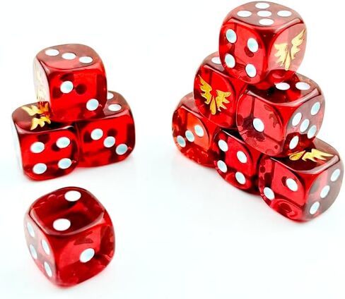 12 Pieces Electroplated Color 16mm D6 Dice 6 Sided Dice Set Round Corner Board Game Dice for RPG MTG DND Table Games (Gold-1) in Saudi Arabia