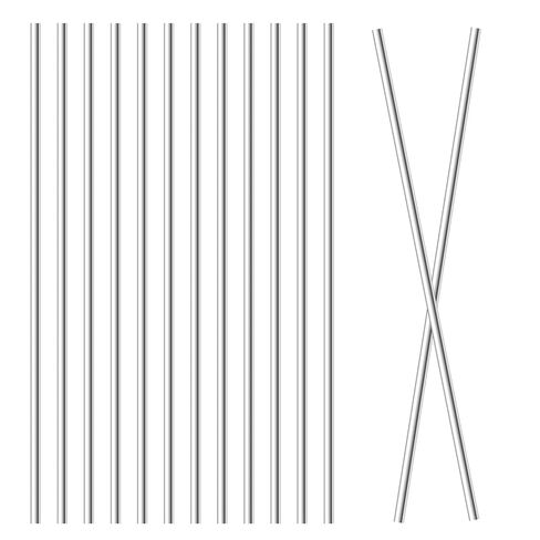 8mm x 300mm 304 Stainless Steel Rod 2Pcs 8mm Rod, Metal Rods for Crafts Round Solid Shaft Rods Lathe Bar Stock for DIY Car in Kuwait