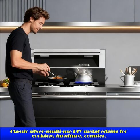 304 Stainless Steel Flat Bar, 1/8" Thick × 1-1/2" Wide × 36" Long, Brushed Finishing Trim Strips Sheet for DIY Craft Making, Trim & Fabrication in Kuwait