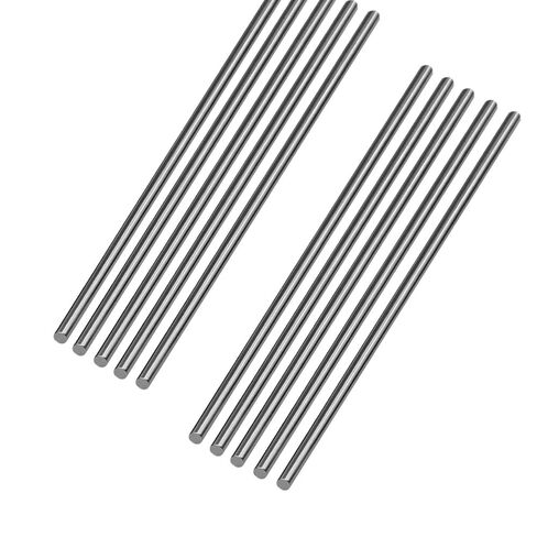 10 PCS 1/8" Dia(3mm) Titanium Rod,10"(250mm) Length GR5 Metal Titanium Round Rod for Remote Control Plane Cars Ship in Saudi Arabia