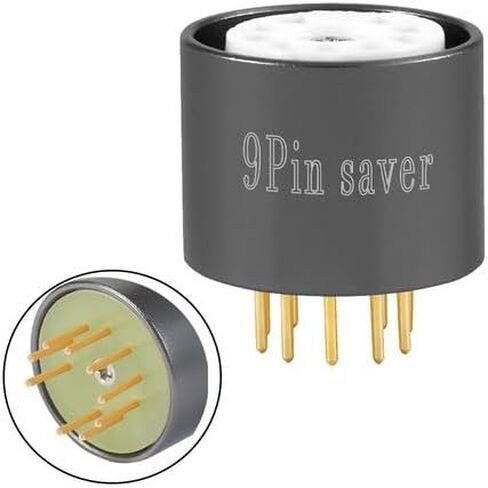 هيكل قاعدة نحاسية سميكة مطلية بالذهب 9Pin مع موصلية ممتازة لـ ECC83، 12AX7، ECC82، 12AU7، ECC81، 12AT7، 7025، CV4003، 5814، 5751 in Saudi Arabia