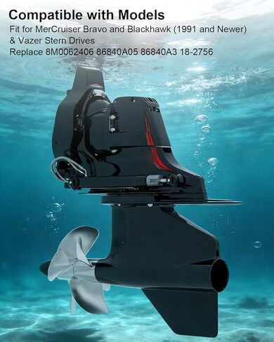 منفاخ U-Joint مناسب لـ MerCruiser Bravo وBlackhawk (1991 والأحدث) ومحركات Vazer Stern استبدال 8M0062406 86840A05 86840A3 18-2756 in Saudi Arabia