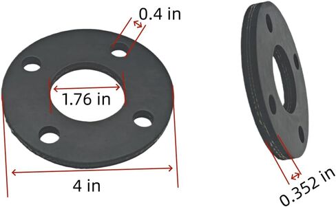 Replacement 722-3000 Flex Coupling Disc 922-3000 IH-106481-C1 Fits C-u-b CA Models 582 682 782 1000 1050 1100 1200 1204 1210 1211 1250 1282 1450 Flex Coupling Disc (2Pack) in Kuwait