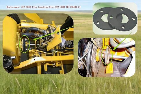 Replacement 722-3000 Flex Coupling Disc 922-3000 IH-106481-C1 Fits C-u-b CA Models 582 682 782 1000 1050 1100 1200 1204 1210 1211 1250 1282 1450 Flex Coupling Disc (2Pack) in Kuwait