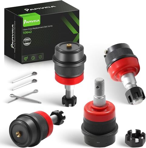 Ball Joint Kit Replacement Heavy Duty, Compatible with Jeep TJ/XJ/YJ/ZJ/Unlimited LJ/Unlimited LJ Rubicon, Replaces#10642 in Kuwait