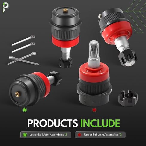 Ball Joint Kit Replacement Heavy Duty, Compatible with Jeep TJ/XJ/YJ/ZJ/Unlimited LJ/Unlimited LJ Rubicon, Replaces#10642 in Kuwait