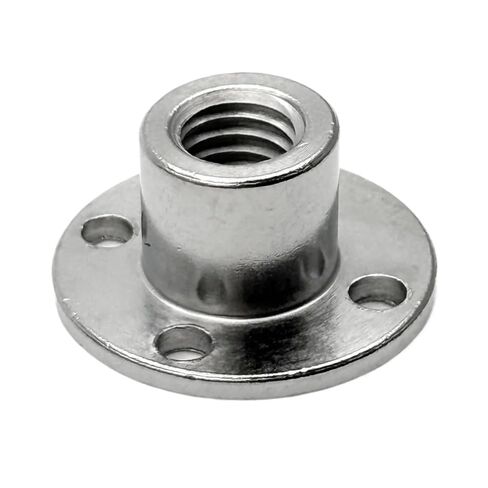 1 قطعة الفولاذ المقاوم للصدأ شفة الجوز 6 مللي متر/8 مللي متر المقاومة الرصاص المسمار (8 مللي متر عكس اتجاه عقارب الساعة) in Kuwait