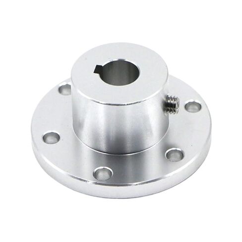 1PC Flange Coupling Aluminum Alloy Diameter 5 6 8 10mm 12 14 15 16 18 mm Keyway Coupling(10mm Keyway) in Saudi Arabia
