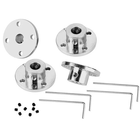 4 حزمة 8 مللي متر شفة اقتران موصل جامدة دليل الصلب نموذج مقرنة رمح تركيبات in Kuwait