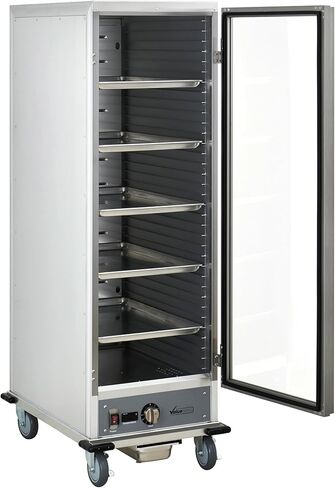 خزانة تجارية مُدفأة، خزانة حفظ الأطعمة الساخنة التجارية المعزولة بالحجم الكامل، سعة 36 صينية كاملة الحجم، 120 فولت، 1440 وات in Kuwait