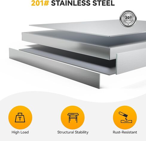 DWVO 36x24in Stainless Steel Table, NSF Metal Prep Worktable with 2 Adjustable Shelves & Wheels for Kitchen Restaurant Hotel Garage Warehouse Home in Saudi Arabia