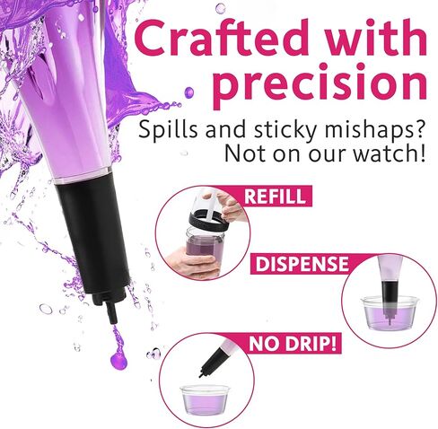 Shot Caller Jellinator Jello Shot Maker - Ultimate No-Mess Dispenser with Patented Spring Tip | Fast Alcohol & Jello Shot Filler, Portable Liquor Pourer, Perfect for Parties & Halloween in Saudi Arabia