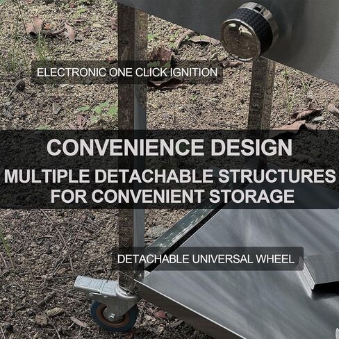 LetFeng عربة المقلاة العميقة الفولاذ المقاوم للصدأ في الهواء الطلق سلة البروبان الثقيلة عربة المقلاة العميقة مع 30 رطل 3.5 جالون مقلاة عميقة البروبان مع سلة 2 سلال المقلاة 2 طاولة بخار عموم للأغراض التجارية والمنزلية in Kuwait