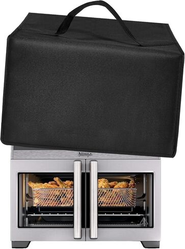 French Door Toaster Dust Cover for Ninja Air Fryer Convection Pizza Oven FO101,Heavy Duty Heat resistant Waterproof Covers Case for Midea Toaster Oven Smokeless Grill Combo (Silver) in Saudi Arabia