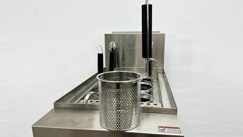 Commercial Gas Pasta Cooker, 70000 BTU, 11 Gallon Capacity, 6 Holes, Stainless Steel Construction PC11-1 ETL in Saudi Arabia