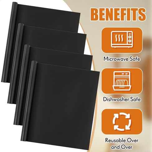 10 Pack PTFE Release Sheets Compatible with 297 Series 21 x 16.75 Inch Non Stick Toaster Release Sheets PTFE Liner, for Bread, Buns in Kuwait