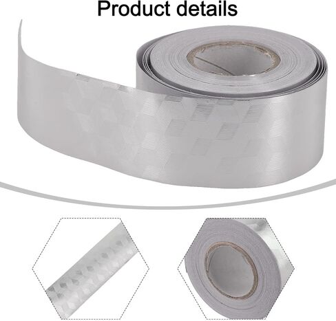 Kitchen Caulk Tape, 32FT Self-Adhesive Aluminum Foil Sealing Strip, Waterproof Heat Resistant Gap Filler in Saudi Arabia