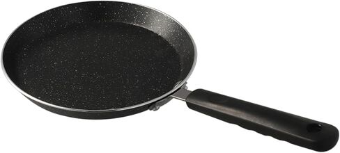 Non-Stick Crepe Pan 18cm, Metal Pancake Maker for Gas and Induction Cookers, Even Heat Distribution Frying Skillet for Pancakes Roti Dosa Omelette in Saudi Arabia